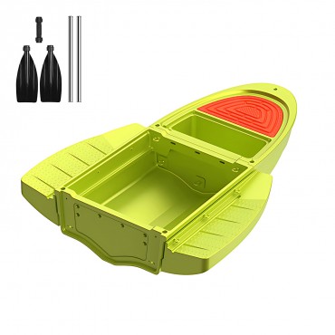 2 Sections Modular Boat, 2-3 People, Stackable PE Spliced Boats, Portable fits SUV, Basic Version