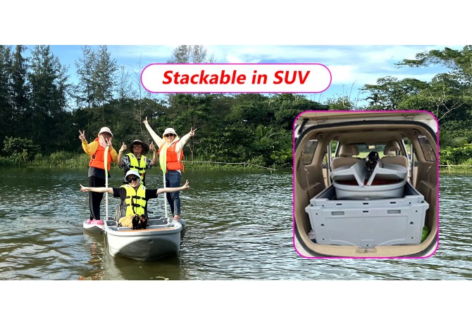 Tired of Heavy Boats? Unleash Adventure with Our Foldable Quick-Assembly Magic!